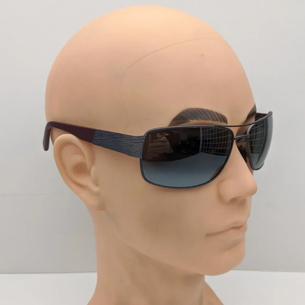 🕶️Made in Italy! Maui Jim OHIA MJ703-02S Pol. Sunglasses 63/17/135 | ALC417🕶️